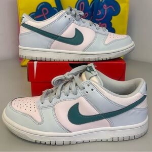 RARE - Nike Dunk Low GS 'Mineral Teal' - Size 6.5 Big Kid's